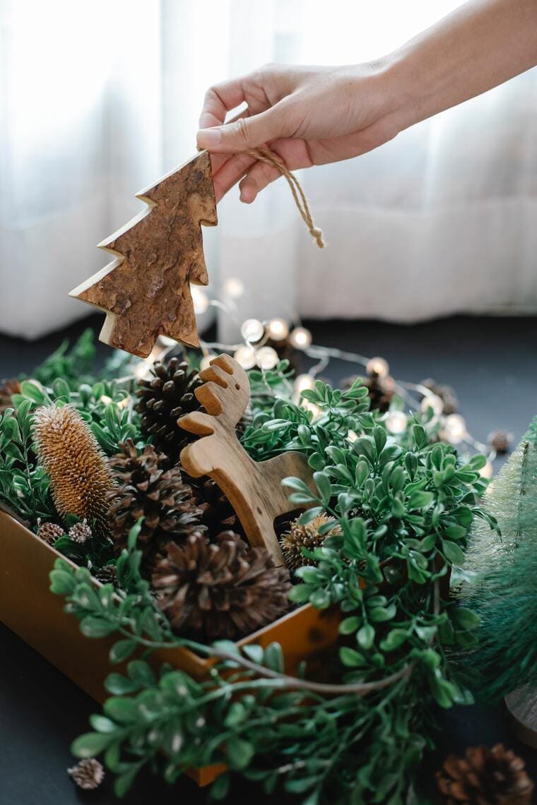 Décoration naturelle pour noel 2022