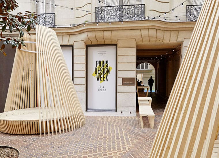 Photographie de la publicit de la Paris design week 2020