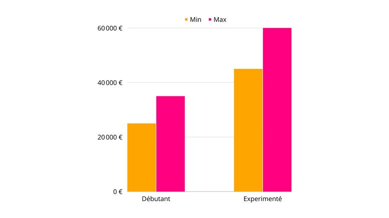 Illustration graphique du salaire de dcorateur d'intrieur