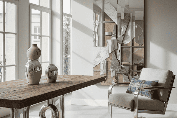 deco interieure gris et argent