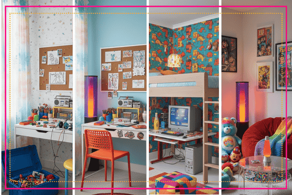 D�coration inspir�e du style r�cr� r�tro