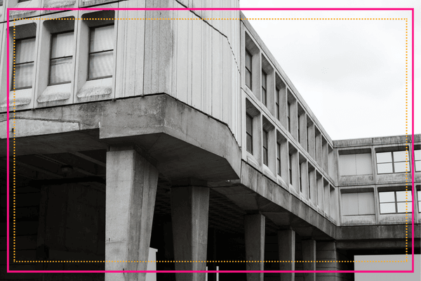 Exemple de b�timent � l'architecture brutaliste