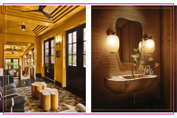 D�coration organique propos�e par Kelly Wearstler