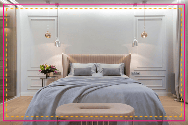 Chambre de style transitionnel