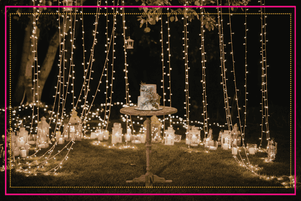 guirlande de lumiere mariage boheme