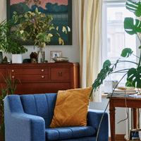 salon décoration style bucolique