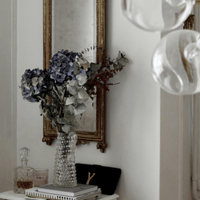 Vase et miroir déco brocante