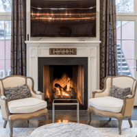 salon a la deco style transitionnel