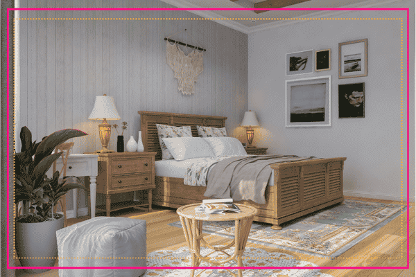 D�coration de chambre dans le style bord de mer