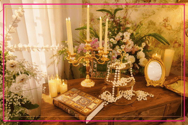 decorations et babioles de style romantique