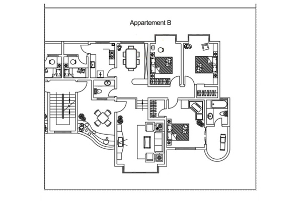 Plan réalisé sur Autocad