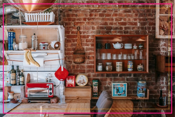 Décoration d'une cuisine de style éclectique