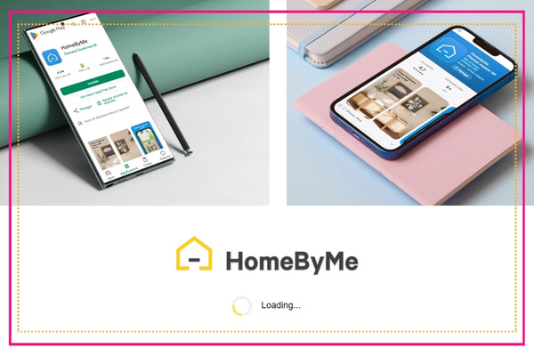 HomeByMe sur Iphone, Android et navigateur