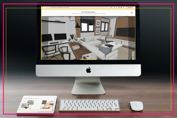 Mode capture d'�cran dans le logiciel HomeByMe