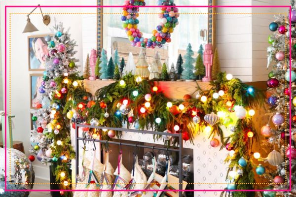 deco de noel colorée fantaisie DIY