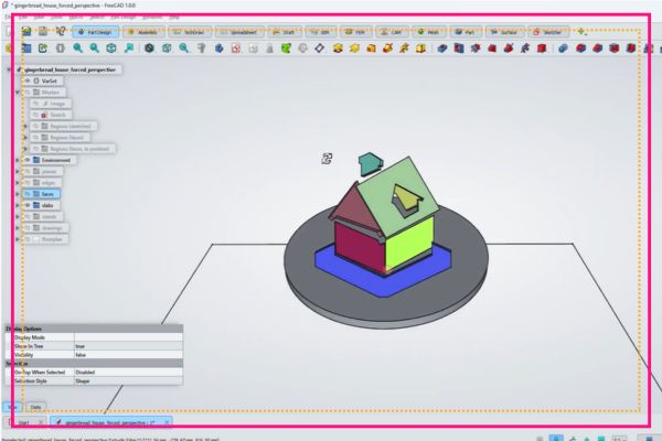 tuto freecad modelisation maison