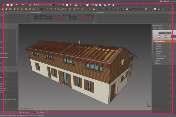 mod�lisation 3d b�timent freecad